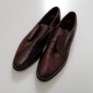 O'Sullivan Men's Lace Up Loafer Dress Shoes Brown Made In USA Size 11D